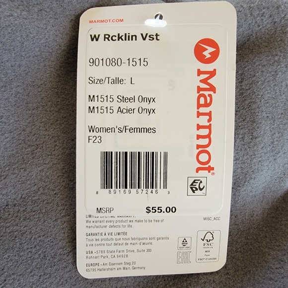 Marmot Rocklin Fleece Vest - Picture 6 of 6